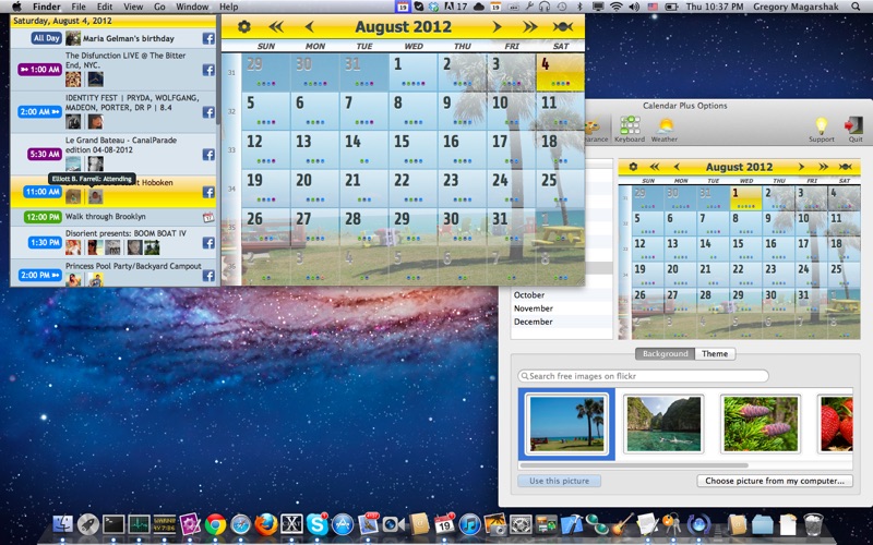 Calendar Screenshot