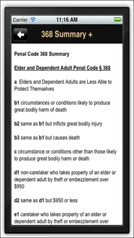 Game screenshot 368+ Elder and Dependent Adult Abuse Guide for CA Law Enforcement mod apk