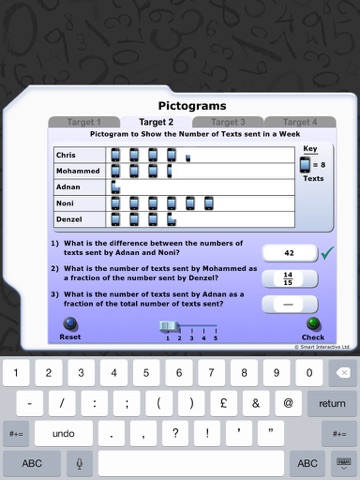 Maths Workout - Pictograms screenshot 2