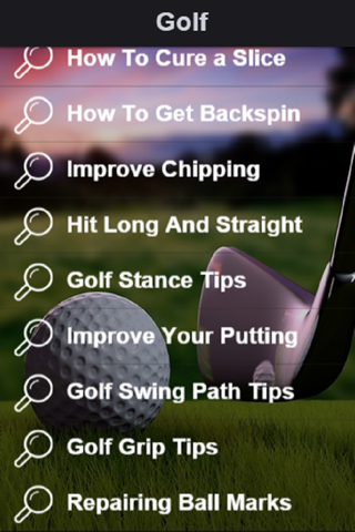Easy Golf Tips - Golf Instruction and Tips to Improve Your Golf Swing screenshot 2