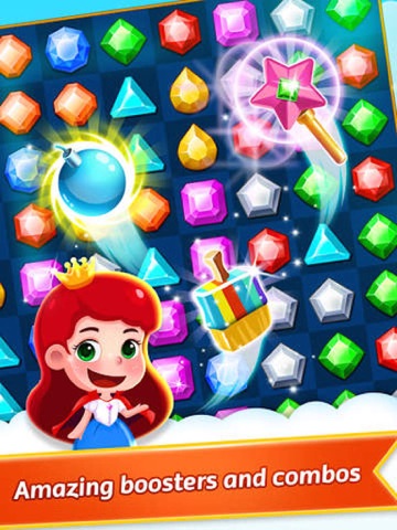 Jewel Splash Kingdom - Diamond Crush Blitz game screenshot 4