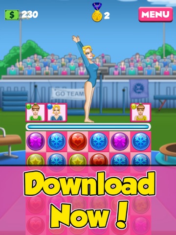 Gymnastics Girl Hero - Sports Competition Game FREE iPad screenshot