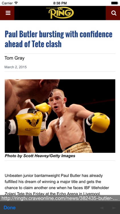 Boxing News Scavenger