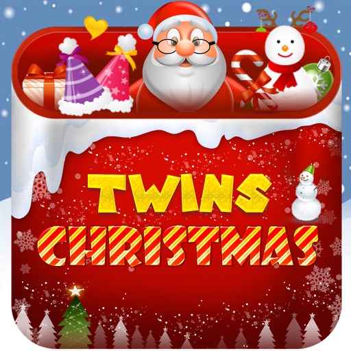 Twins Christmas Cards Icon