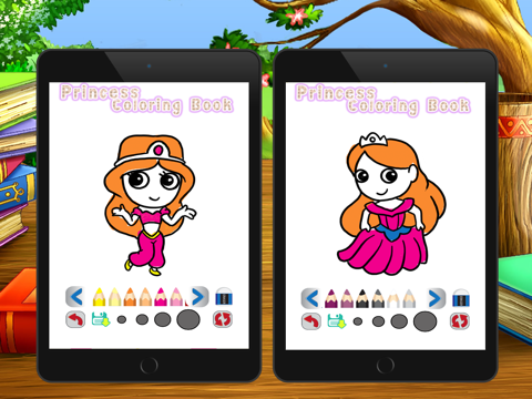 Screenshot #4 pour jolie princesse Coloriage livre page pour enfant