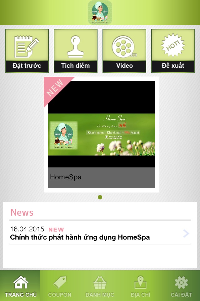 HomeSpa - Làm Đẹp screenshot 2