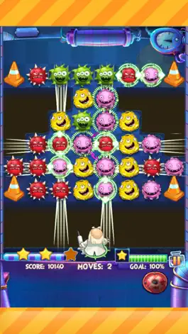 Game screenshot Crazy Doctor VS Weird Virus Free - A cool matching link puzzle game hack