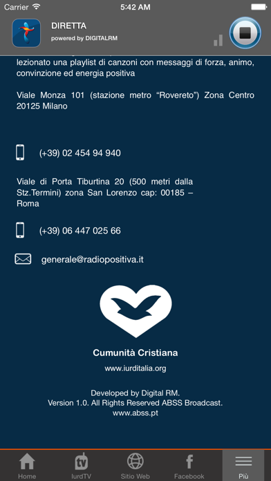 How to cancel & delete Radio Positiva Italia from iphone & ipad 2