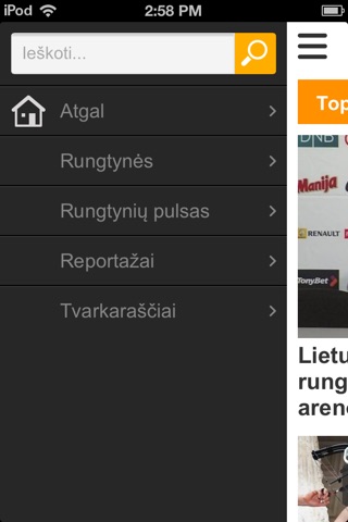 SportoTV – Tiesioginės sporto transliacijos screenshot 3