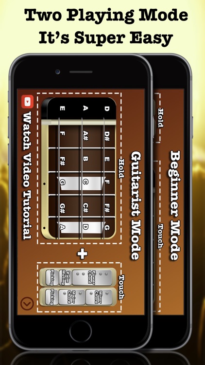 Highway Guitar - The Way You Rock (Virtual Electric Real Pocket Guitars Play Songs Like Your Guitar Hero With Chords Solo Easy Music Simulator Game Tools)
