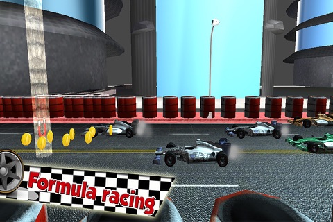 `GT Formula racing car 3D screenshot 4