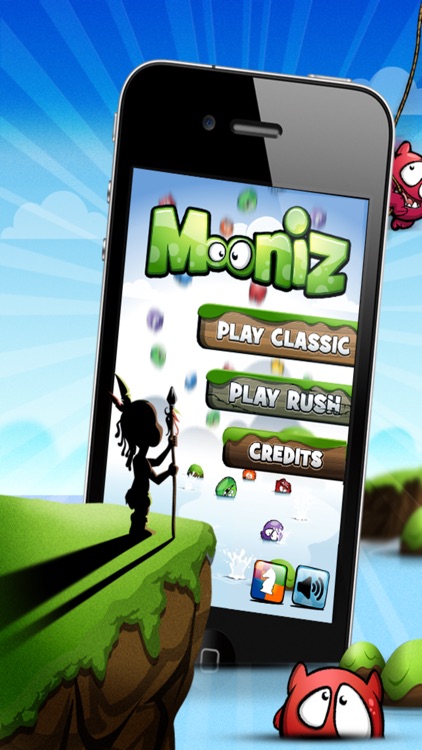 Mooniz Free -Tapping and Matching Little Moon Monsters With Friends