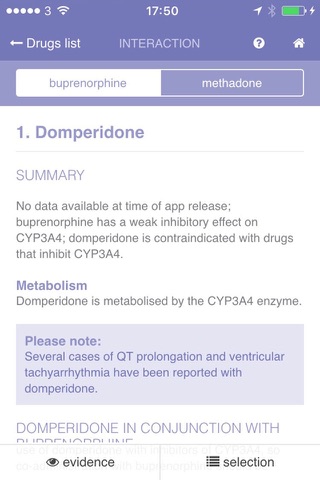 Opioid Drug Interactions screenshot 3