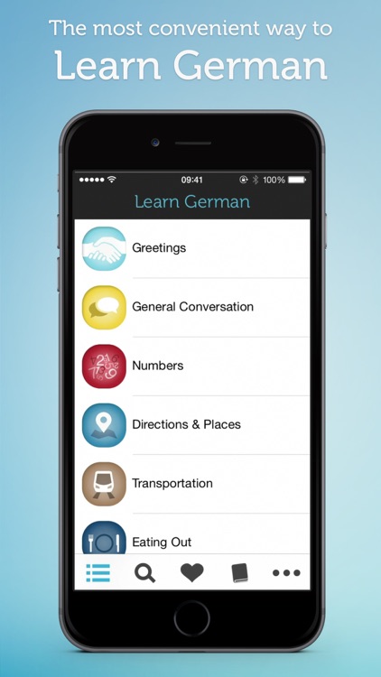 Learn German HD - Phrasebook for Travel in Germany screenshot-0