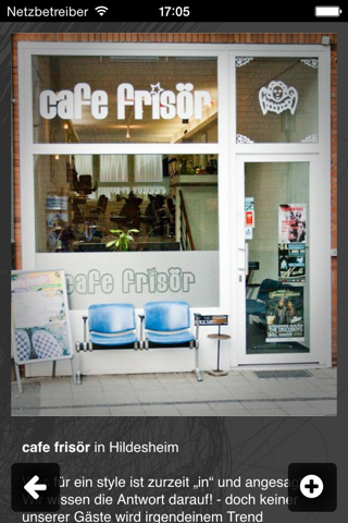 cafe frisör screenshot 2