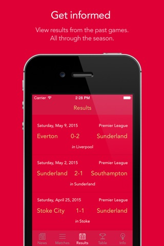 Go Sunderland! — News, rumors, matches, results & stats! screenshot 3