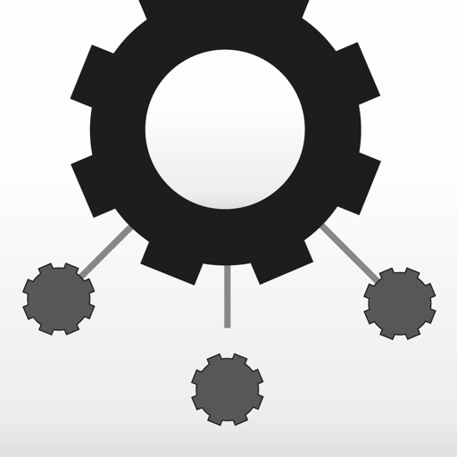 Cogwheels BW : black & white gears rotating spin wheel puzzle game iOS App