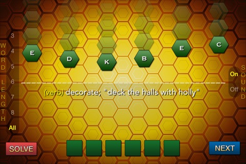 Word Fall - A Game of Falling Words screenshot 2