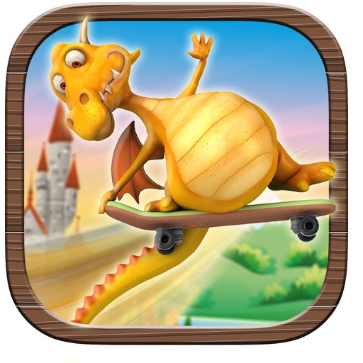 Dragon Racer PRO - Fantasy Skateboard Game Icon