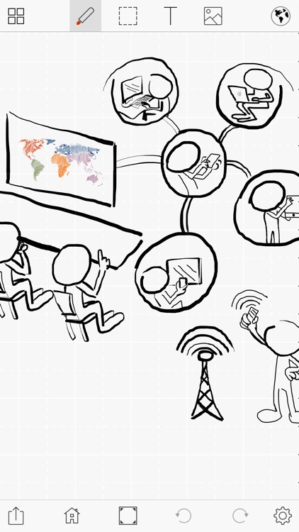 SyncSpace: Collaborative Zoomable Whiteboard