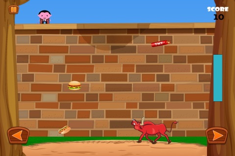 A Red Raging Bull Mayhem Collect - Hungry Animal Zoo Safari Feeding Stampede PRO screenshot 3