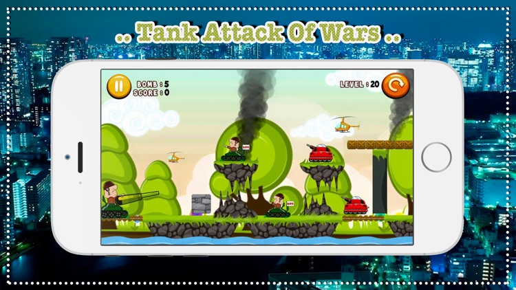 Tank Attack Of Wars - army hero fighting world old day