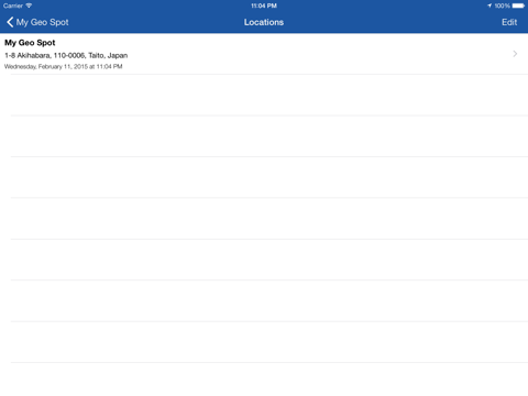 Screenshot #5 pour My Geo Spot
