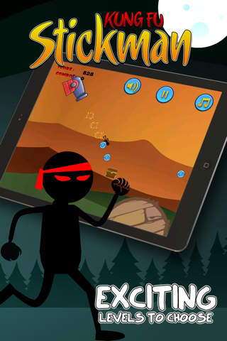 Kung Fu Stickman Ninja Seige screenshot 2