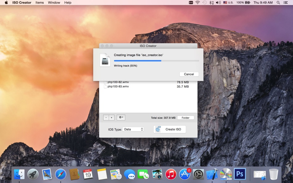 #2. ISO Creator (macOS) 由: 玉兰 雷