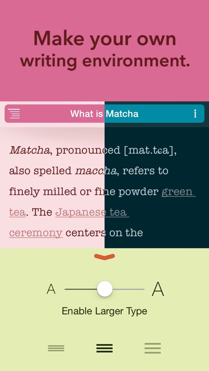 Matcha - Writing App & Text Processor screenshot-3