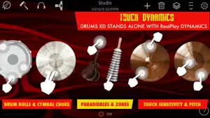 Drums XD FREE - Studio Quality Percussion Custom Built By You! - iPhone Version screenshot #4 for iPhone