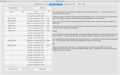 Weight-Monitor screenshot 4