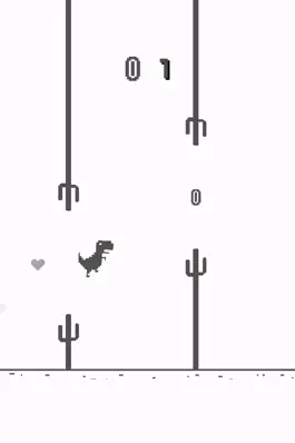 Game screenshot Jump Steve Jump - 8-bit Dinosaur Journey Widget Game mod apk