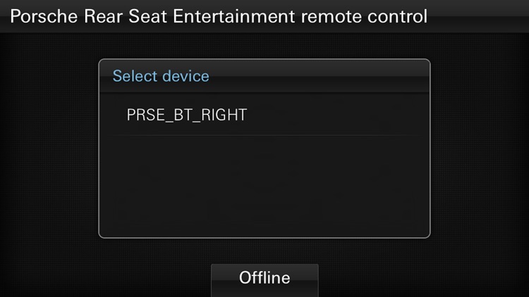 Porsche Remote Control
