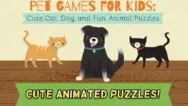 Game screenshot Pet Games for Kids: Cute Cat, Dog, and Fun Animal Puzzles mod apk