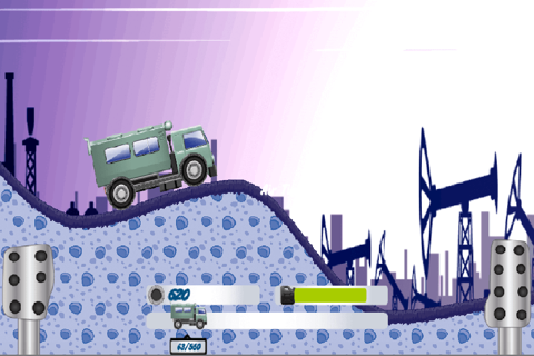 Crazy Truck Mountain Climb Game screenshot 2