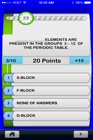 ScienceChemistryPeriodicTableElementsQuiz screenshot 3