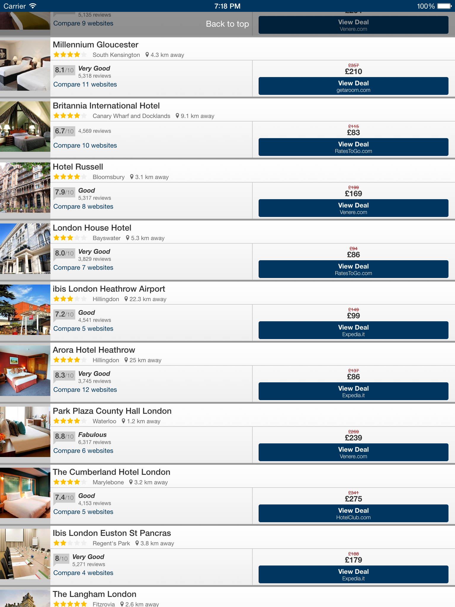 Hotel Best Price + Compare and Save