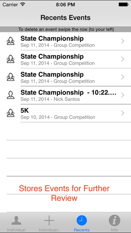 StopWatch for Cross Country & Road Races