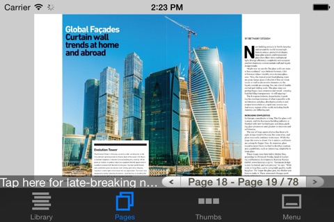 Glass Magazine App screenshot 2