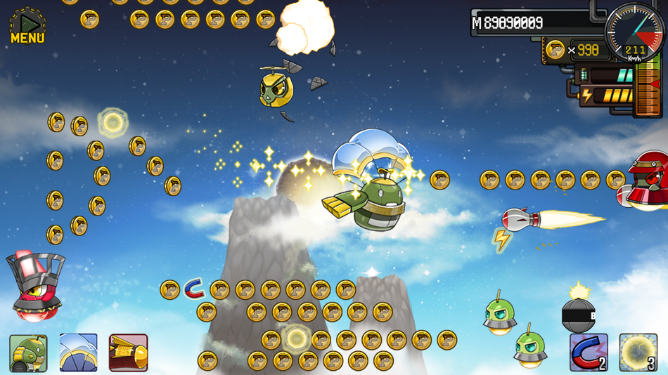 #2. Robot Fly (iOS) 由: D&D Dream Corp.