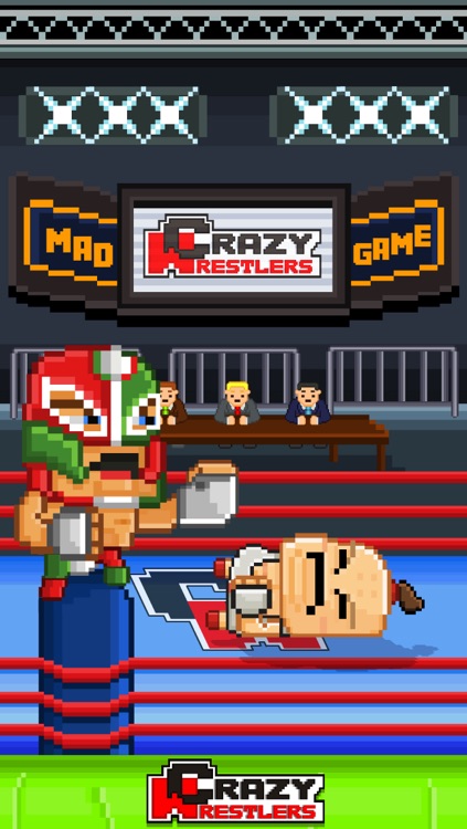 Crazy Wrestlers Game - Free 8-bit Pixel Retro Fight-ing Games
