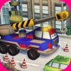 A Little Crane Truck in Action Free: 3D Fun Cartoonish Driving Adventure for Kids with Cute Graphics