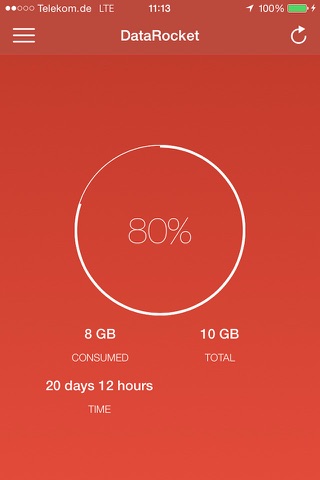 DataRocket Data Usage Monitor screenshot 4