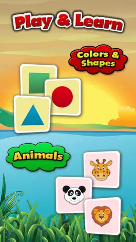 Game screenshot Super Pairs: Cards Match - Pair Matching Puzzle Game for Kids with shapes, colors, animals, letters and numbers hack