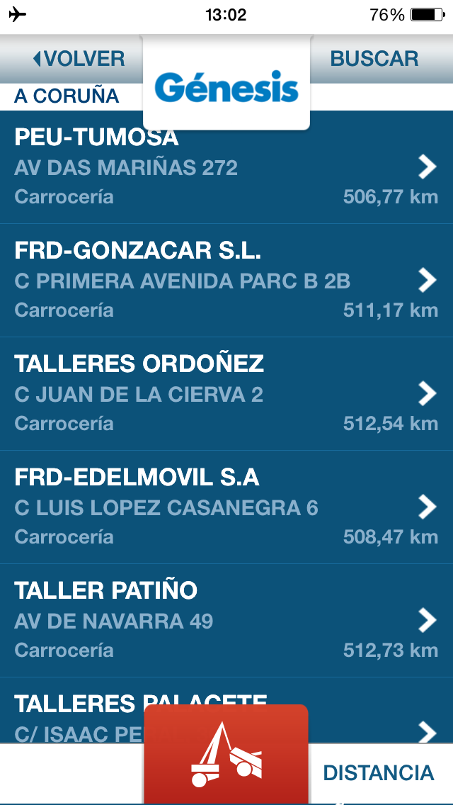 Génesis Asistencia Screenshot