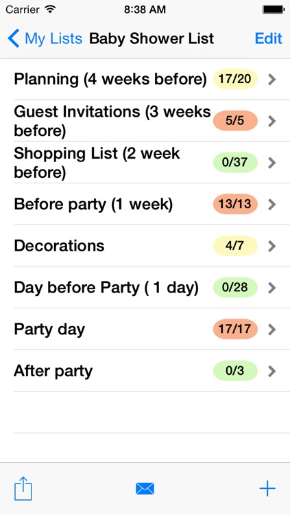 Baby Shower Checklist Pro