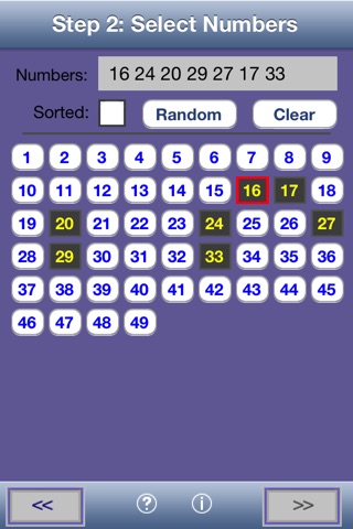 Lotto Wizard Lite screenshot 2