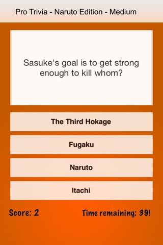 Pro Trivia - Naruto Edition screenshot 4