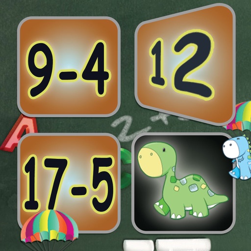 Subtraction: Math Facts Card Matching Game iOS App